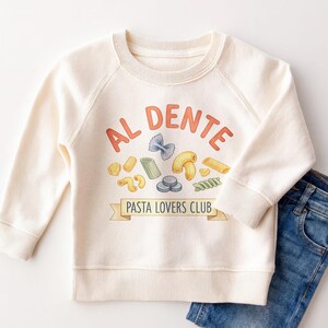 Camiseta infantil del Club de Amantes de la Pasta Al Dente - Divertida camiseta para niños pequeños amantes de la comida imagen 7