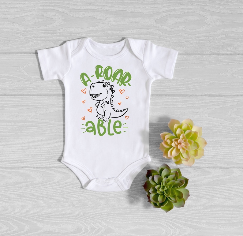 Dinosaur Baby Onesie® Aroarable Dinosaur Onesie® Cute Etsy