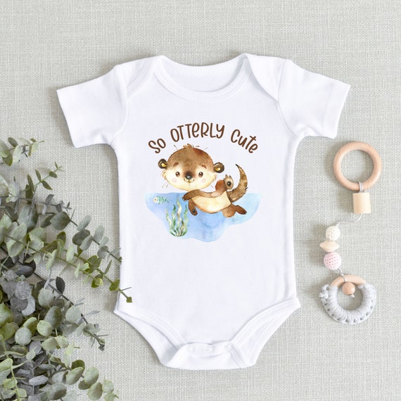 Otter Baby Onesie® so Otterly Cute Baby Bodysuit Funny - Etsy