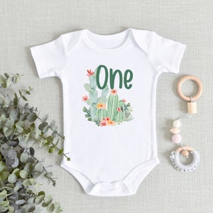 First birthday 2025 cactus shirt