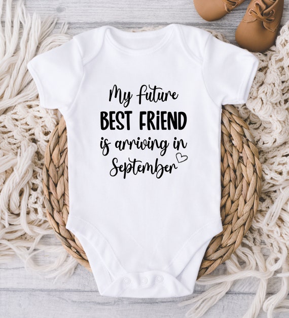 Pregnancy Announcement Onesie Bff Baby Onesies Born Together