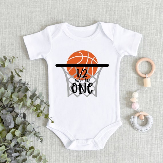 Half Way to One Months Birthday Onesies® Bodysuit 1/2 Birthday