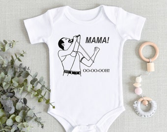 Mama Oo - Oo - Ooh - Queen Baby Onesies® Bodysuit - Funny Baby Bodysuit - Baby Girl - Baby Boy - Music Lover Baby Shower Gift - New baby