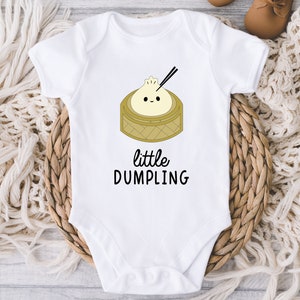 Little Dumpling Baby ONESIES® Brand Bodysuit - Chinese Food Bodysuit - Foodie Baby - Dimsum Baby - Boa Baby - Little Bao Baby - Baby Gift