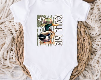 Call Me Duck Hunting Baby Onesies® Bodysuit - Daddy's Hunting Buddy - Funny Duck Hunter - Baby Shower Boy - Grandson - Gift For Baby Boy