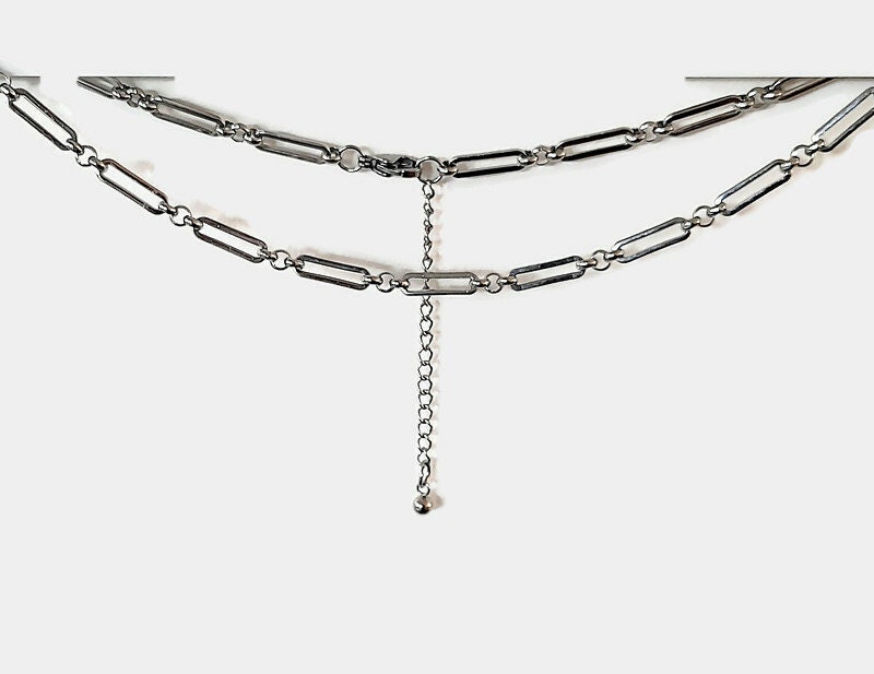The Paper Clip Pendant Extender Set  LINK, design your own charm necklace  – LINK