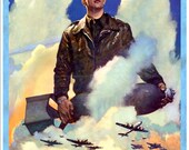 O 39 er The Ramparts We Watch - Vintage Propaganda Poster Art Print - Free Shipping