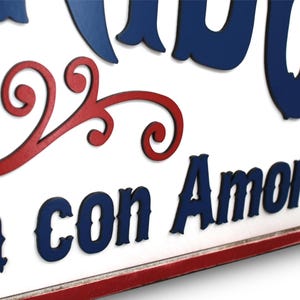 Welcome Cooked With Love Bienvenidos Aquí se Cocina con Amor Kitchen Remodel Kitchen Sign Wood Kitchen Decor Kitchen Sign La Cocina Spanish afbeelding 8