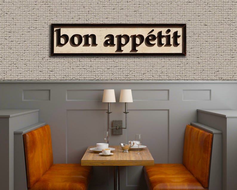 Bon Appetit Kitchen Remodeling Kitchen Wooden Sign Farmhouse - Etsy
