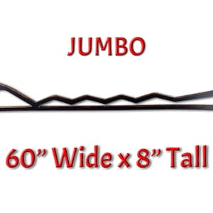 Jumbo Bobbie Pin Wall Decor: Beauty Salon Art (60&quot; x 8&quot;)