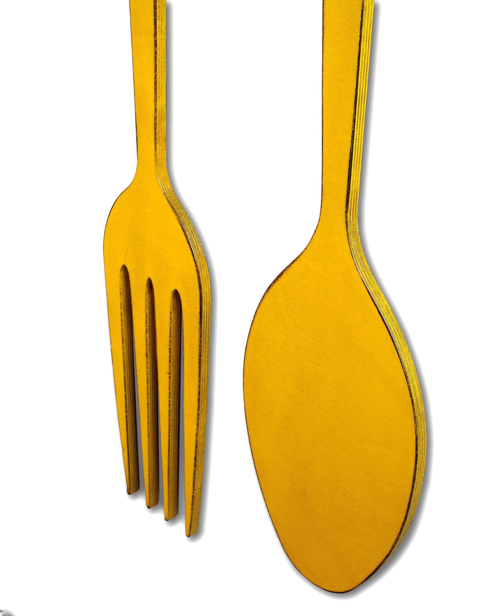 Fork and Spoon Wall Decor Large Fork Spoon Filigree Spoon Fork Etsy