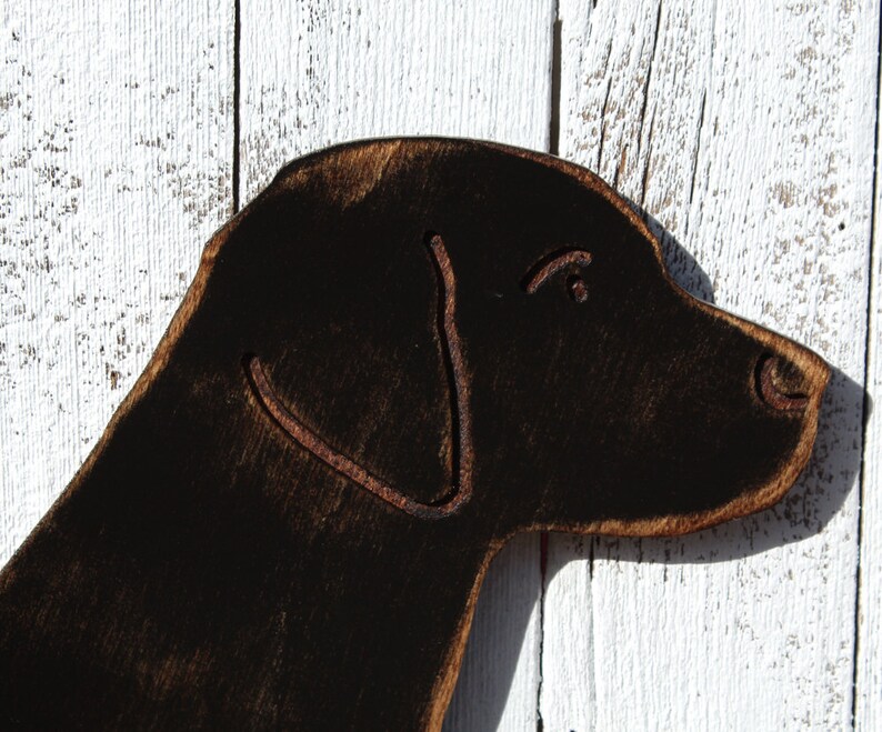 Lab Dog Sign Black Lab Dog Home Decor Dog Art Dog Lover Wall Etsy