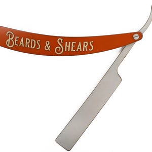 Personalized Straight Razor Decor: Vintage Barber Shop Sign