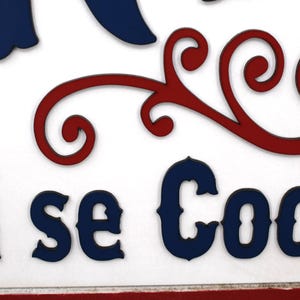 Welcome Cooked With Love Bienvenidos Aquí se Cocina con Amor Kitchen Remodel Kitchen Sign Wood Kitchen Decor Kitchen Sign La Cocina Spanish afbeelding 9
