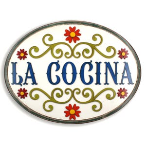 La Cocina Wood Sign: Mexican Kitchen Decor, Spanish Home Decor