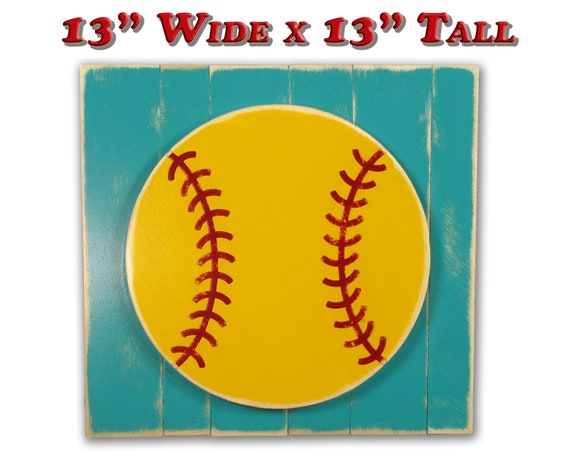 Softball Softball Gift Baseball Baseball Room Decor Baseball Etsy