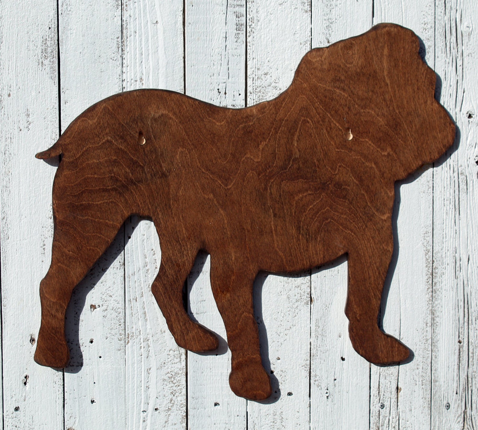 English Bulldog Sign Dog Home Decor English Bulldog Art Dog Etsy