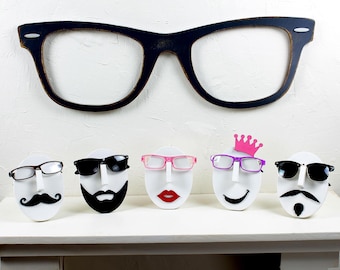 Sunglasses Display Set: Optometry Office Decor, Eyeglass Holder
