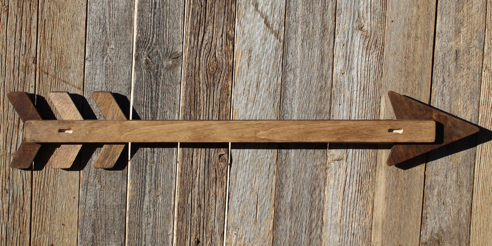 Rustic Arrow Decor Gold Arrow Wall Art Southwest Decor Wooden Etsy