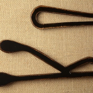 Oversized Bobbie Pin Set: Salon Wall Art Decor image 2