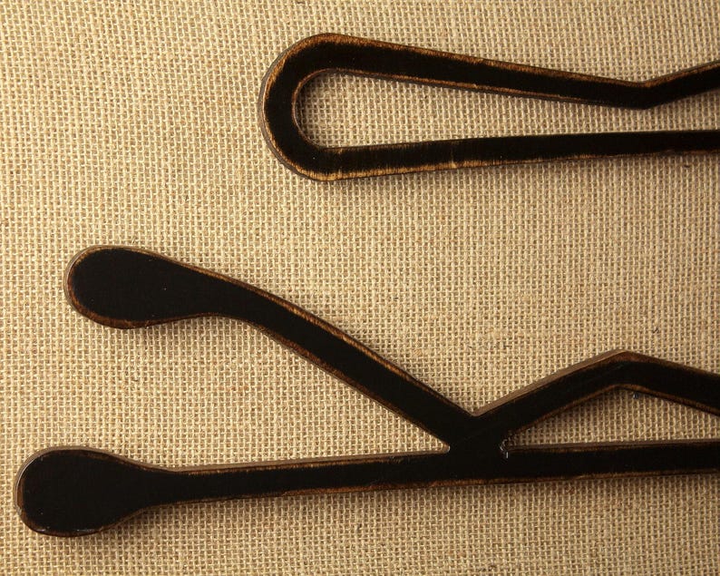 Oversized Bobbie Pin Set: Salon Wall Art Decor image 2