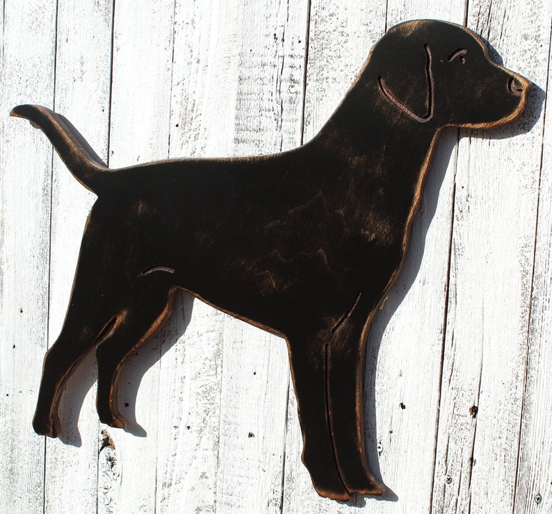 Lab Dog Sign Black Lab Dog Home Decor Dog Art Dog Lover Wall | Etsy