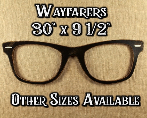 large wayfarer glasses