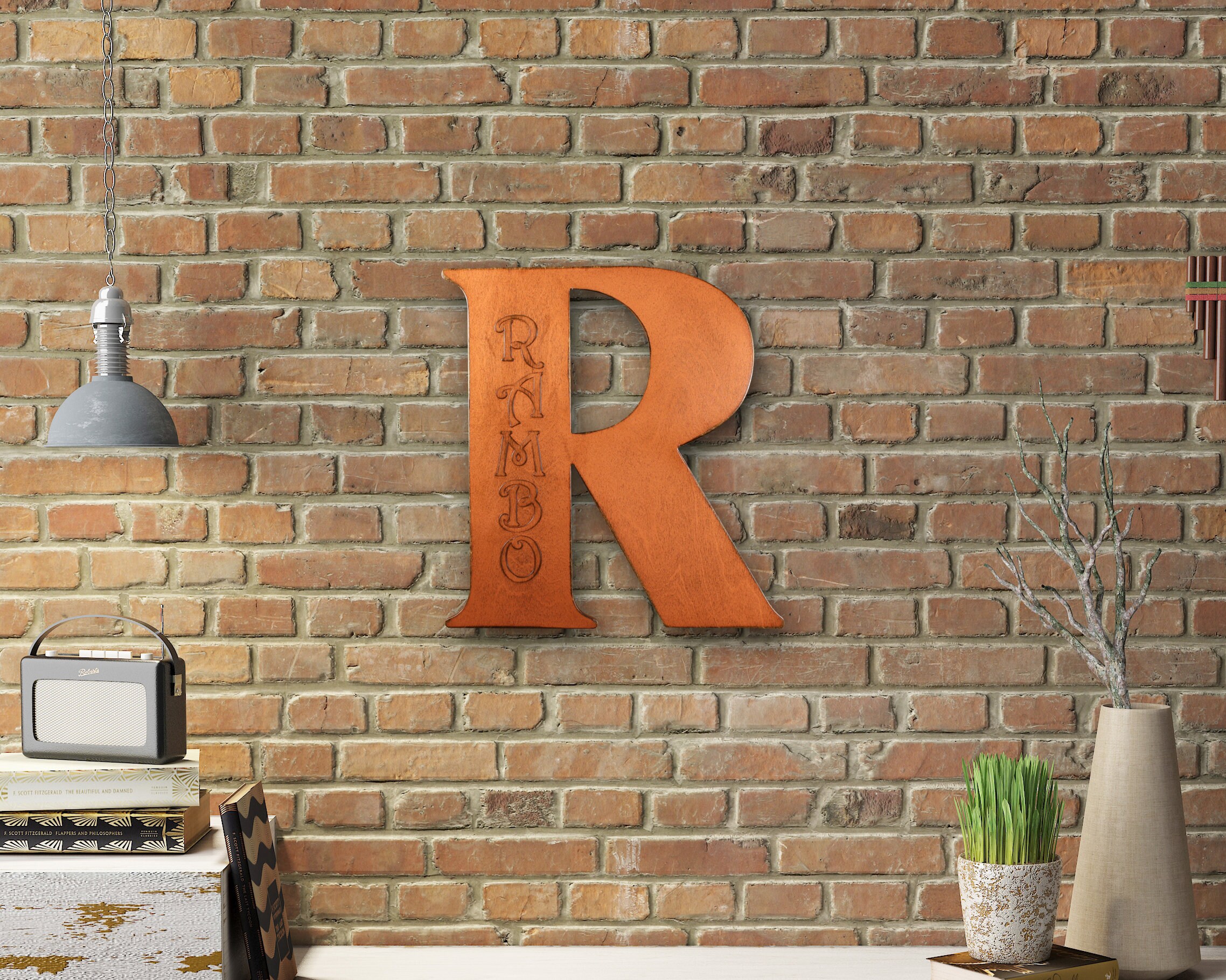 18 Extra Large Letter Wall Decor Wooden Letter Big Etsy