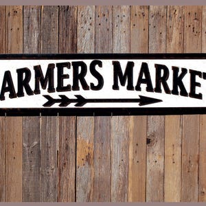 Farmers Market Sign Farmhouse Chic Sign Farmhouse Kitchen Farmhouse Sign Farmhouse Sign Farmhouse Style Kitchen Wooden Sign READY TO SHIP