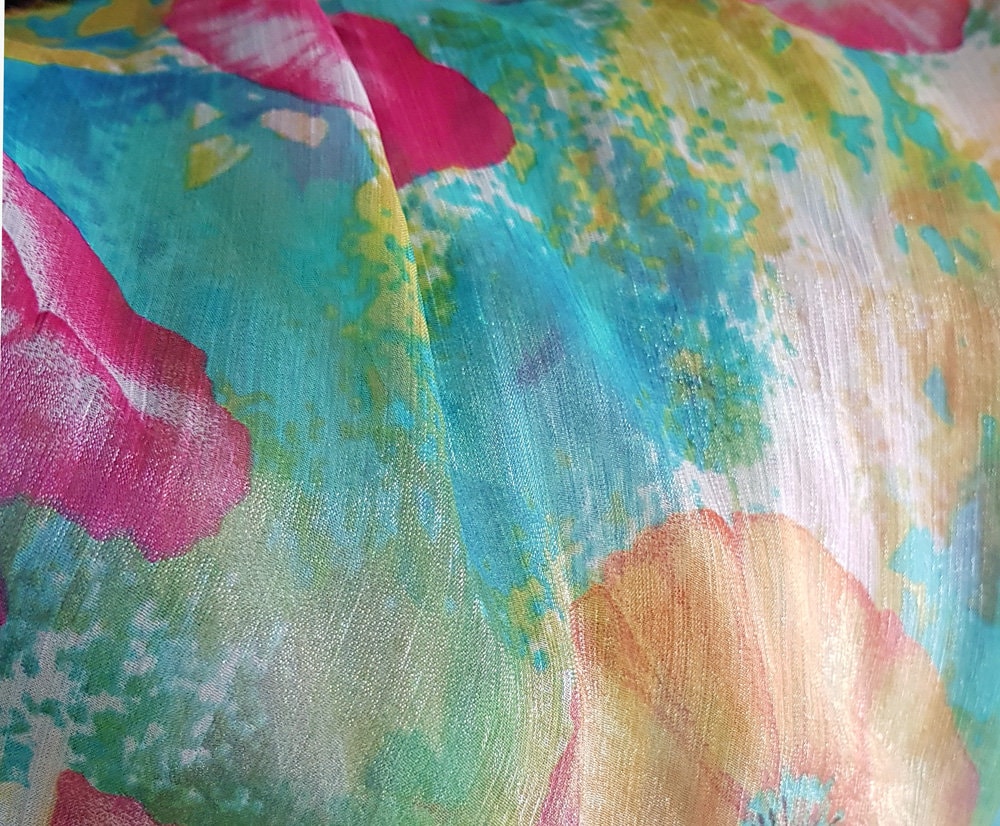 As Seen on Dr. Colleen Darnell Great Gatsby Silk Chiffon | Etsy