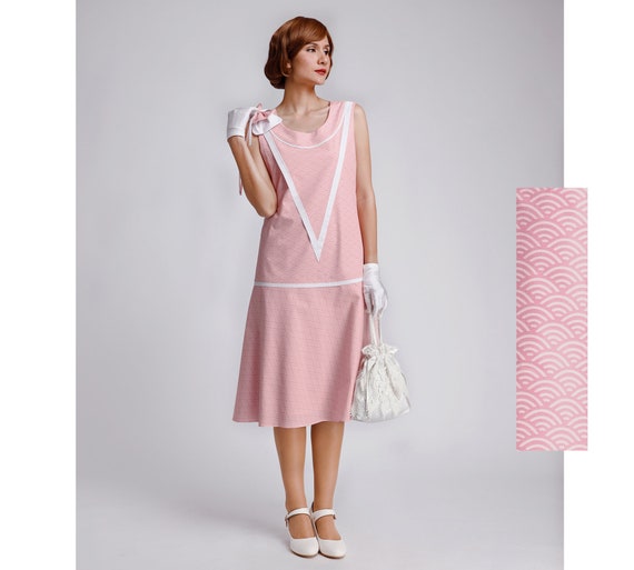 pink great gatsby dress