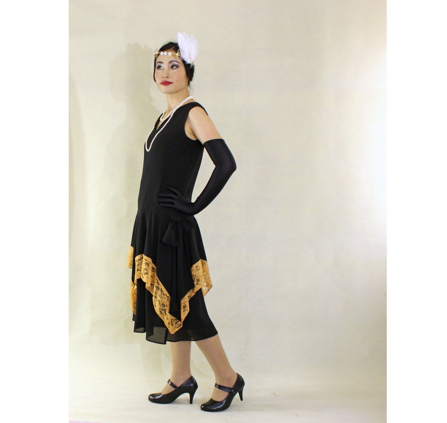 1920s handkerchief dress