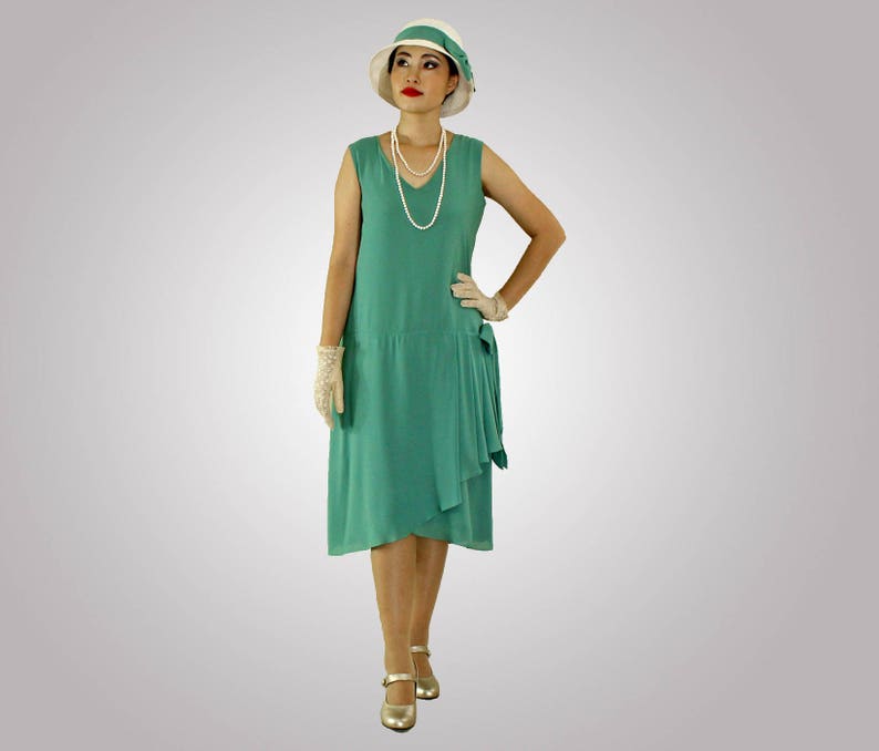 green great gatsby dress