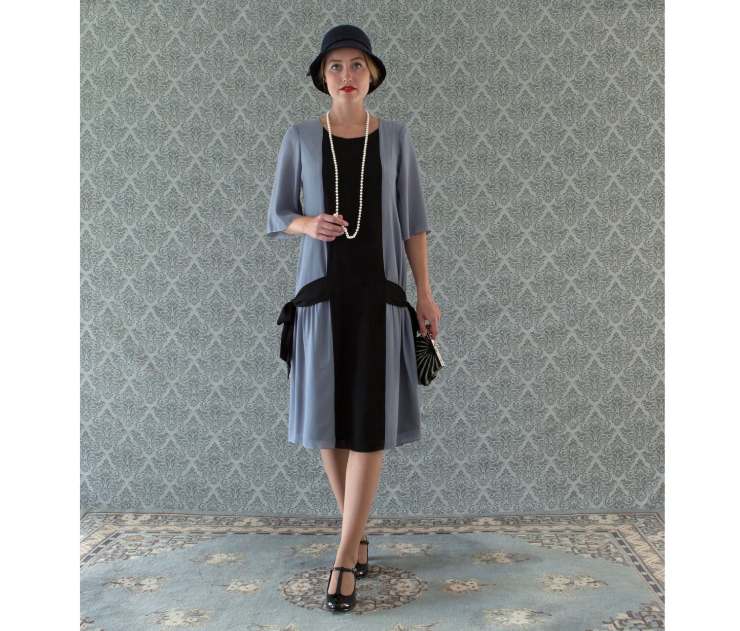 Side Bows 1920s Flapper 