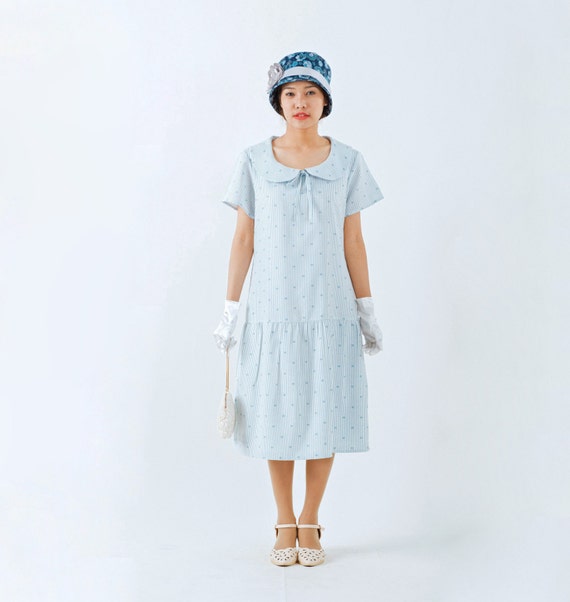 1920s dress white