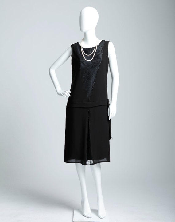 great gatsby black dress