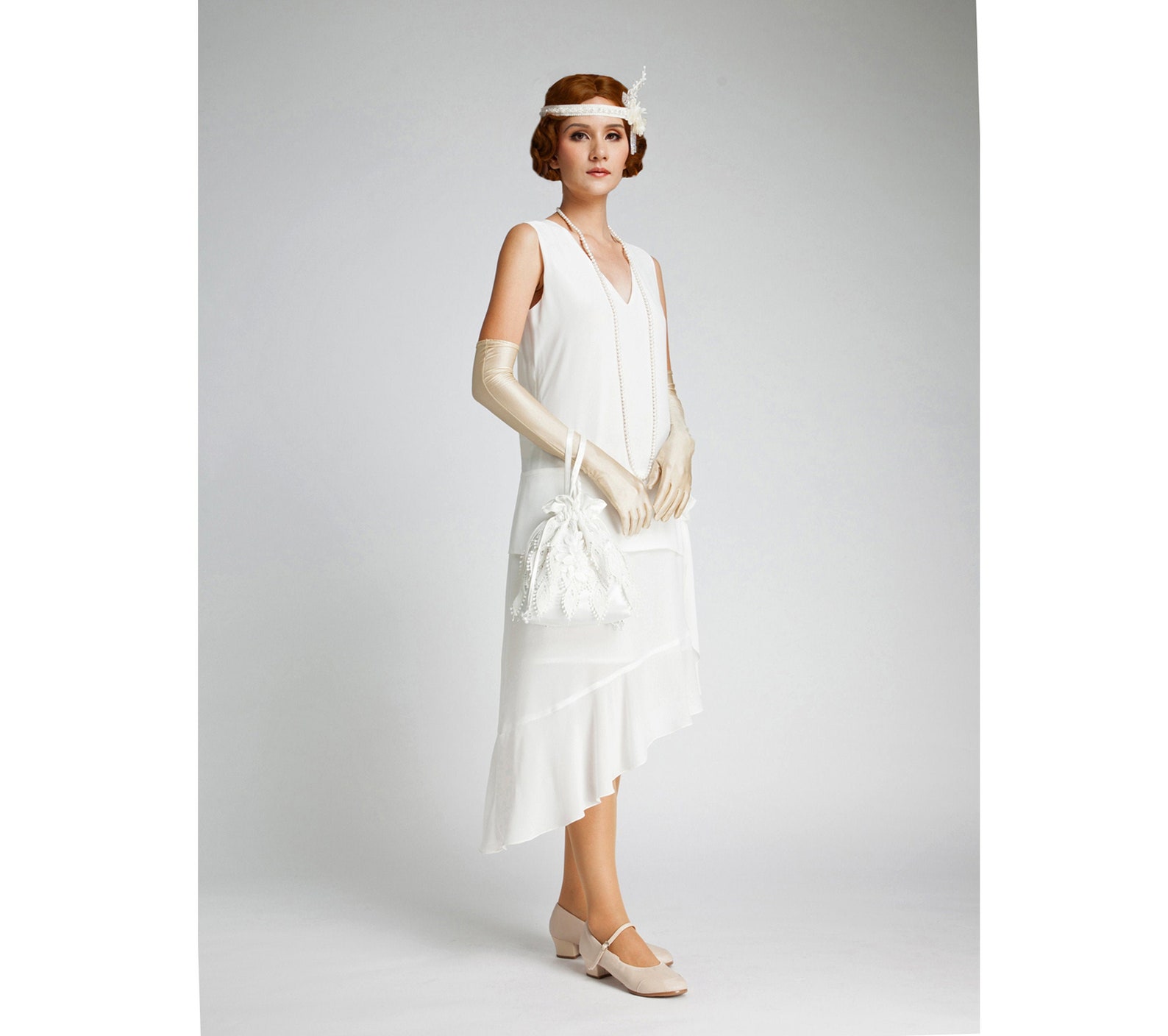 white gatsby outfit