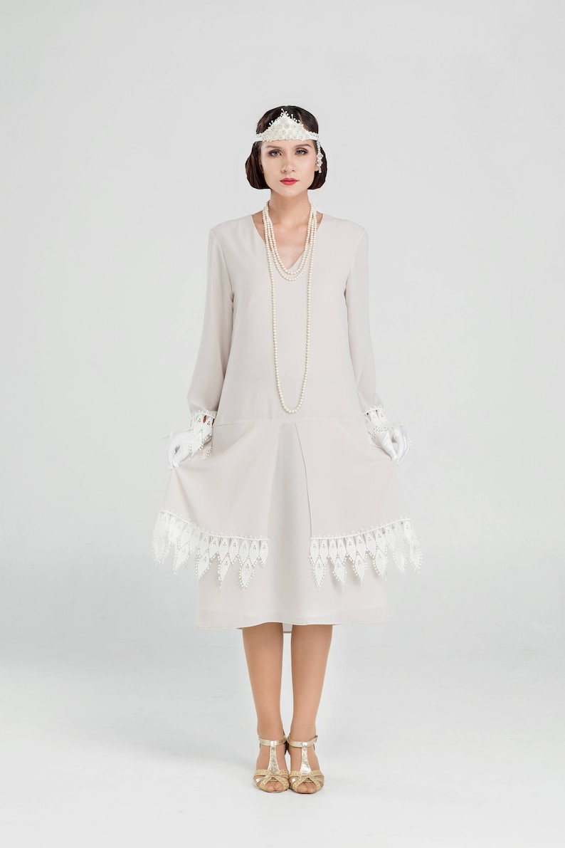 20s dress with sleeves