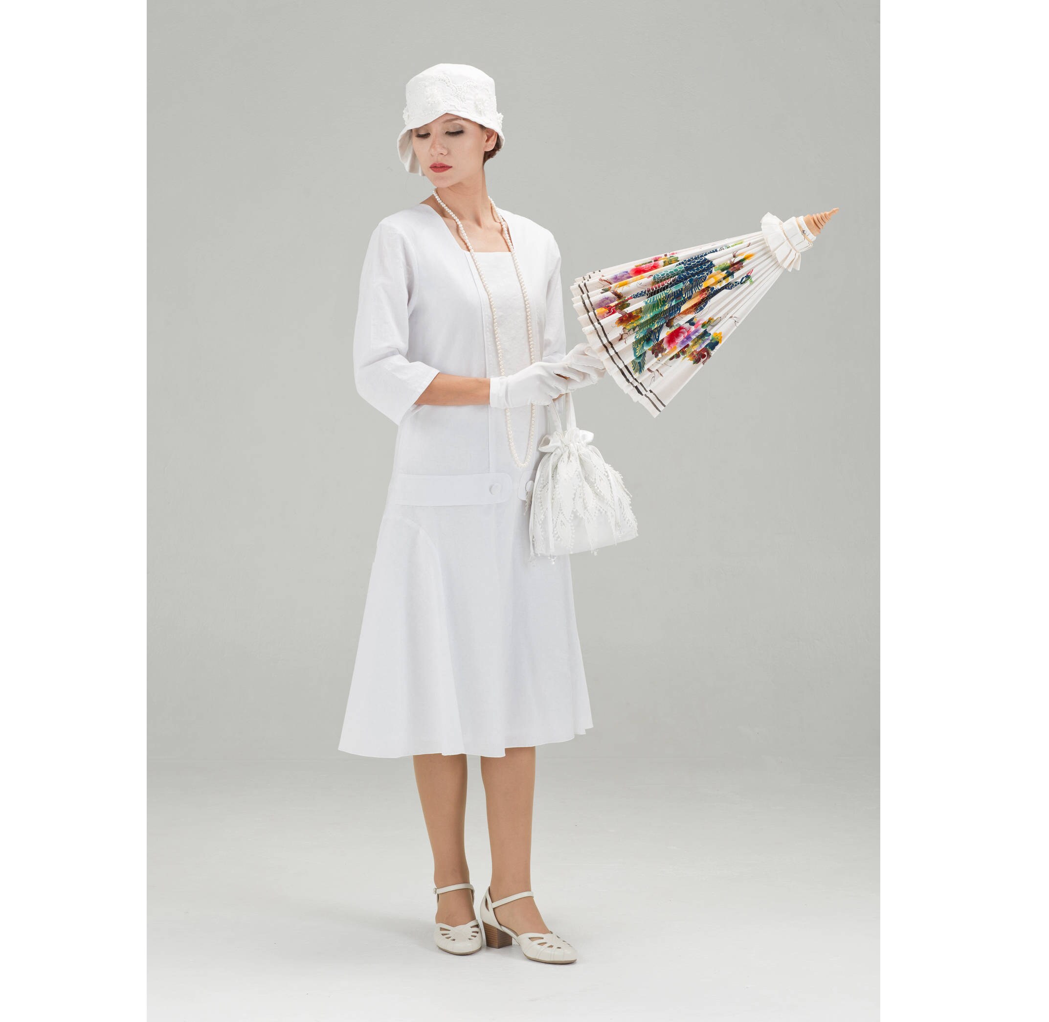 white gatsby outfit