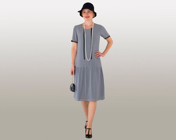 short sleeve flapper dress