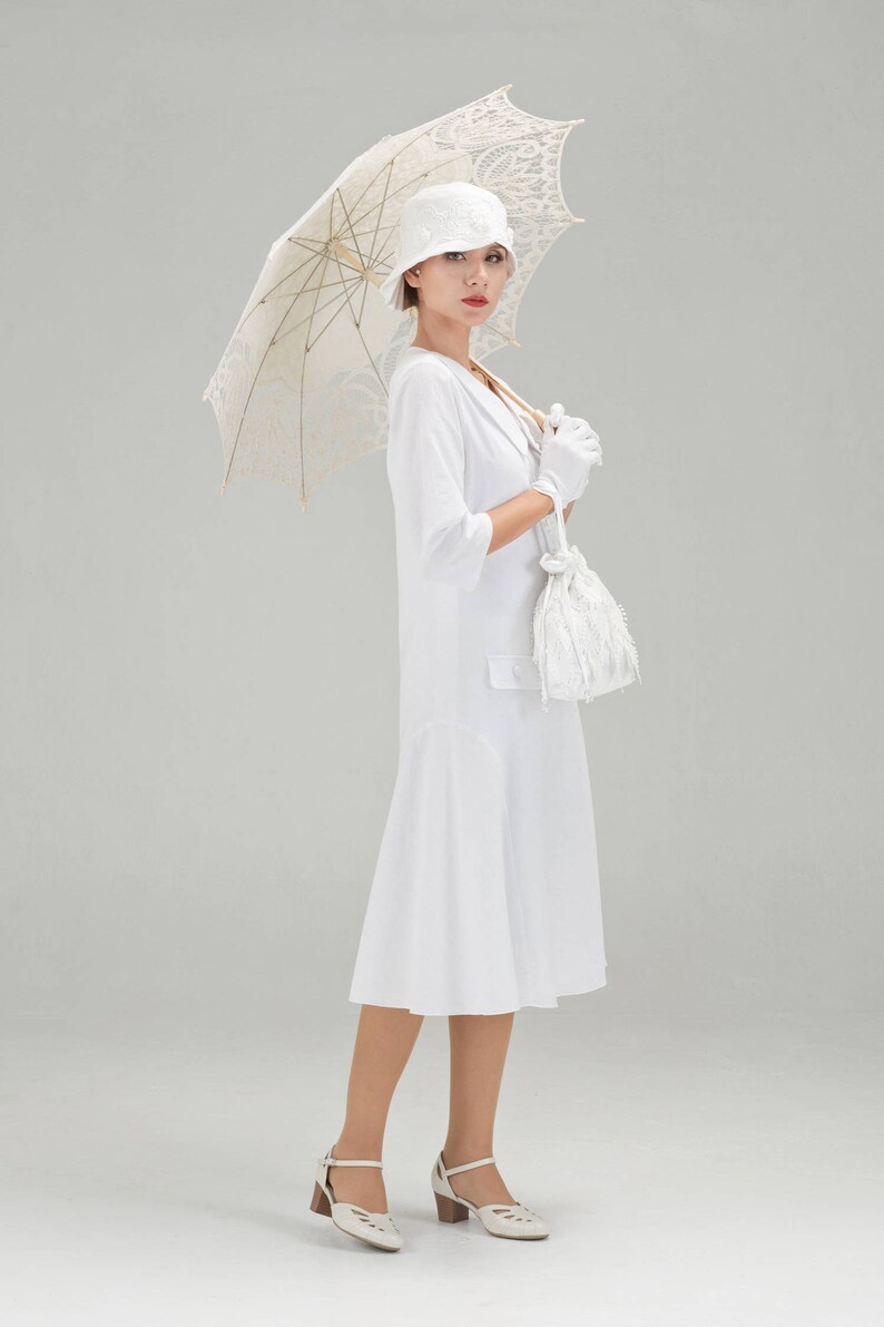 white gatsby outfit