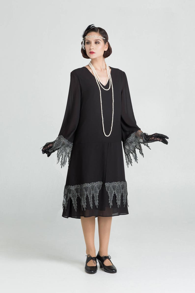 flapper costume long sleeve