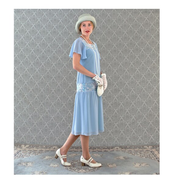 blue gatsby dress