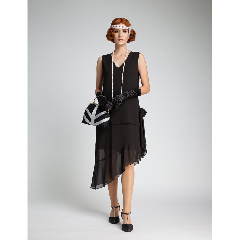 Black Chiffon Dress