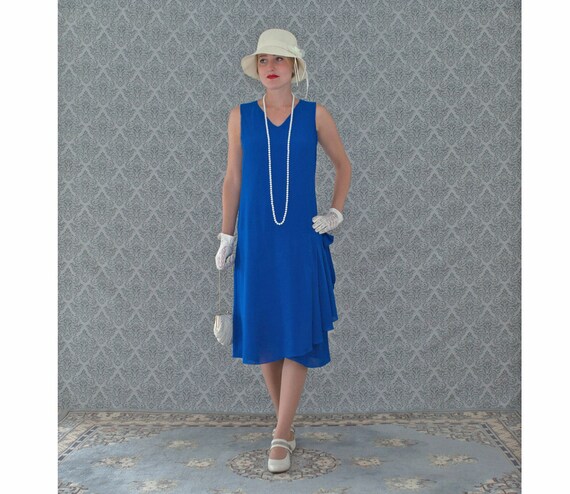 blue gatsby dress