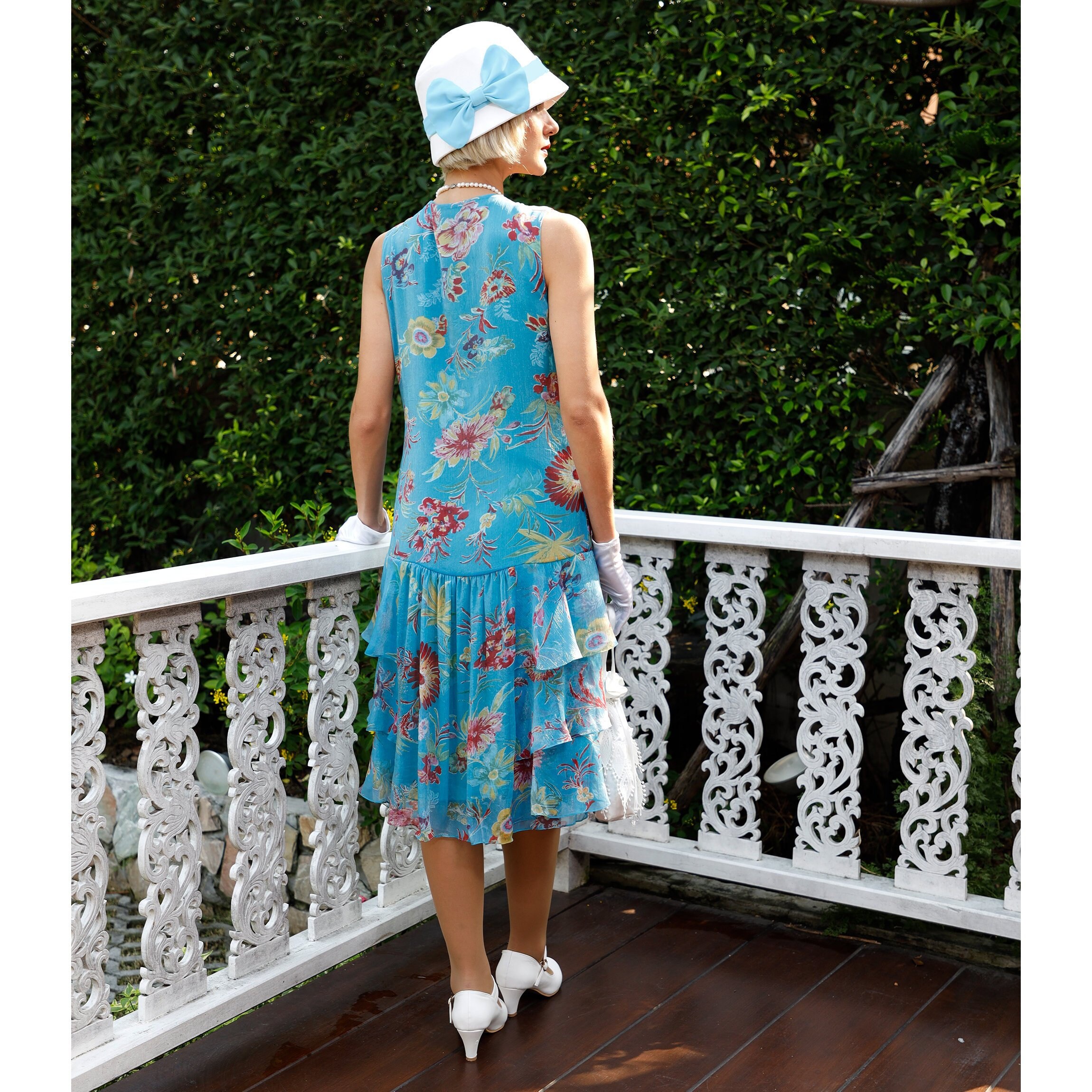 tiered tea dress