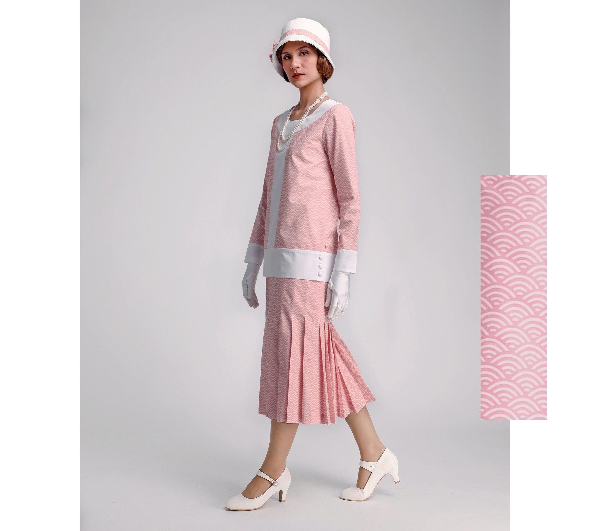 pink great gatsby dress