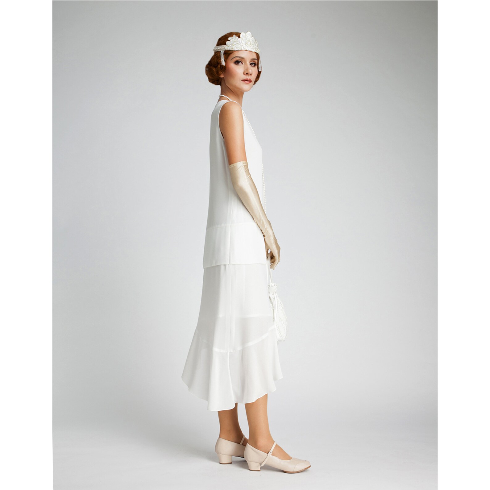 white gatsby outfit