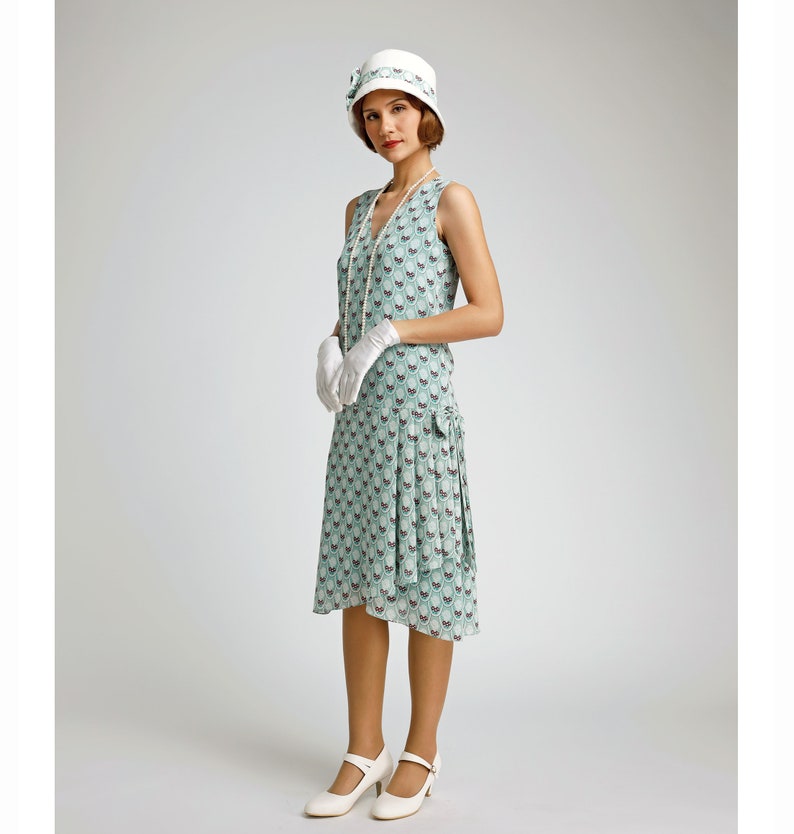 1920s Wrap Dress Reliable Reputation 