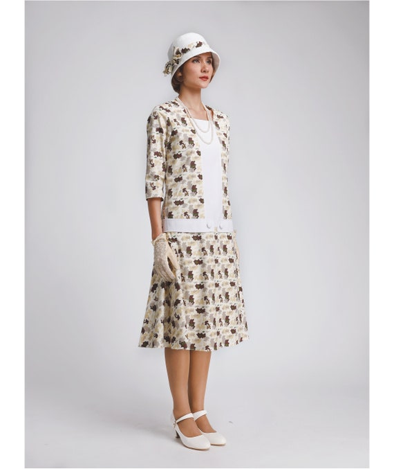 cream tea dress